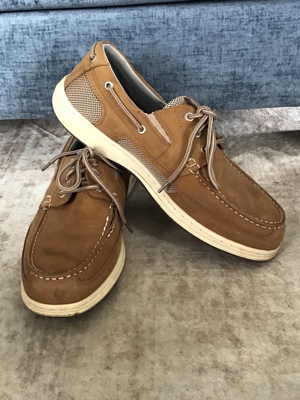 Dockers Men's Beacon Classic Brown/Tan Nubuck Boat Shoes